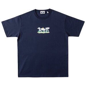 Kith Cloud Serif Logo T-Shirt Nocturnal